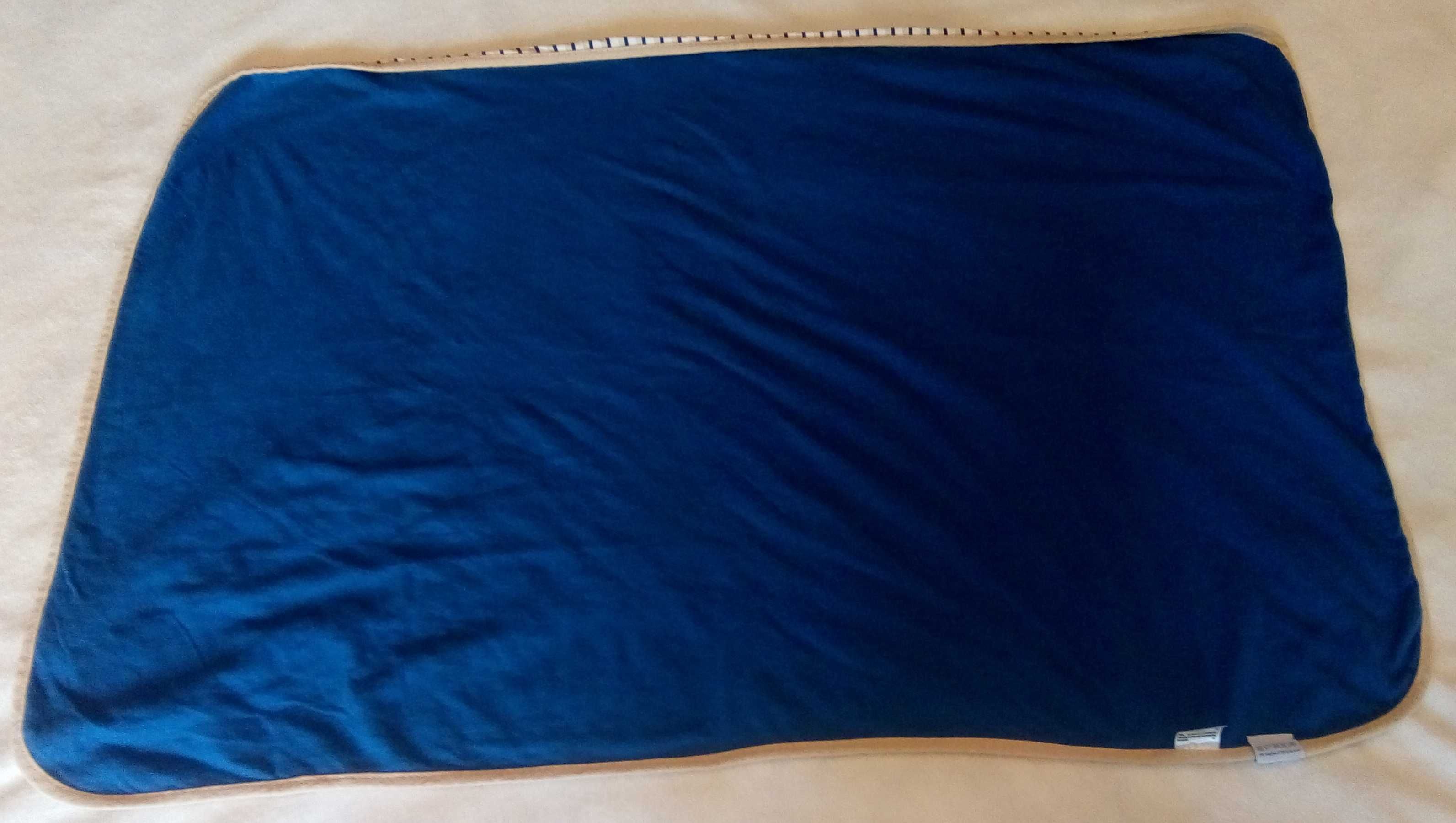 Kocyk dwustronny, Granatowy, BabyMatex (68x98 cm) (Dla dziecka 0-3)
