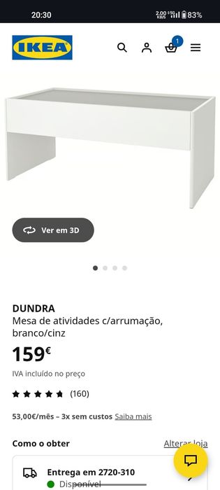 Mesa brincar IKEA