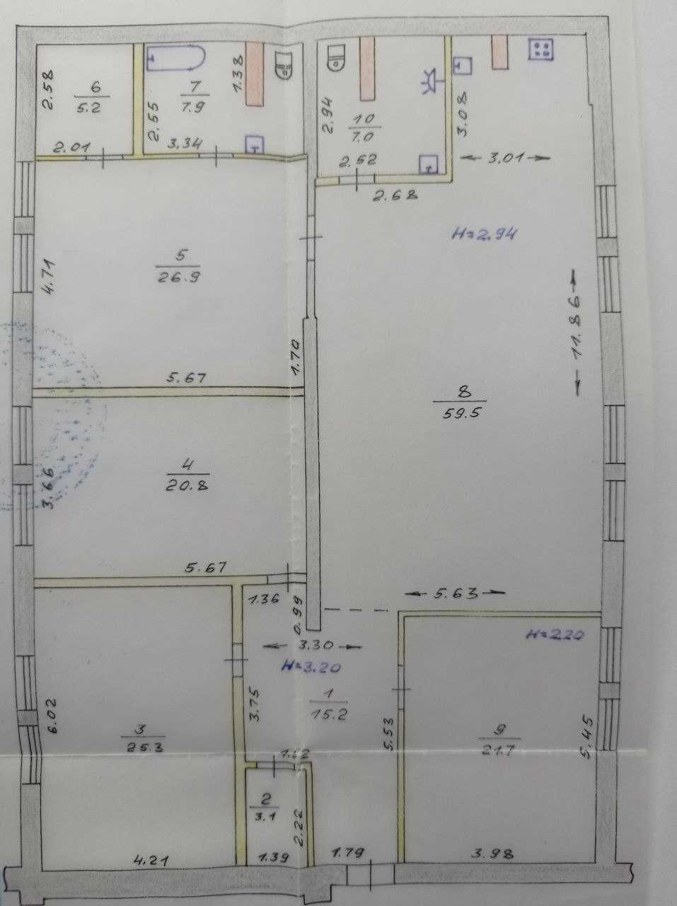 Найкраща пропозиція Продам 4к. кварт.-дім  192 м2 ЖК"Чайка" 140000у.е.