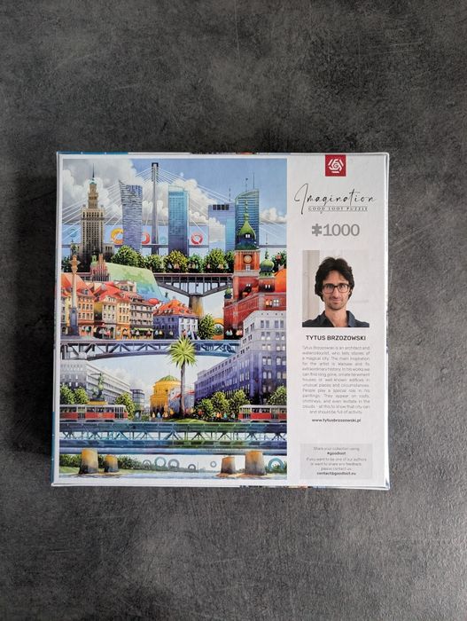 NOWE puzzle 1000 Good Loot Imagination Warsaw Bridges Tytus Brzozowski