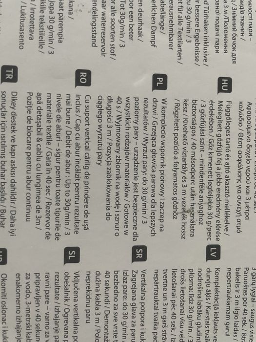 Parownica do ubran tefal