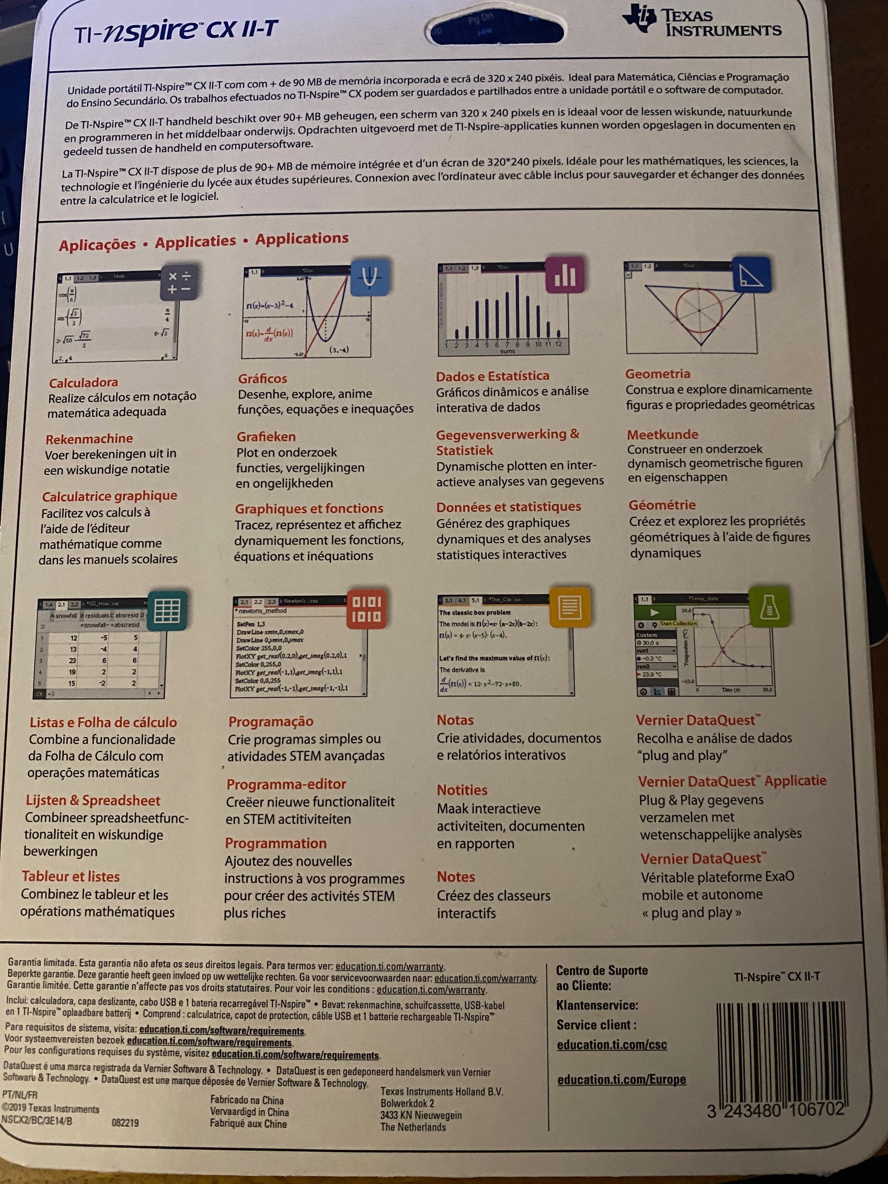 Calculadora gráfica - Texas Instruments nspire