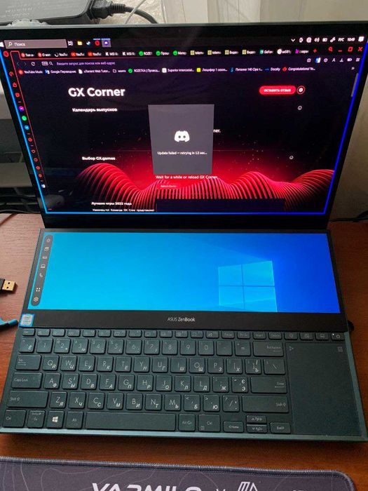 Asus Zenbook pro duo ux581g OLED Б/У ігровий, для роботи, для навчання