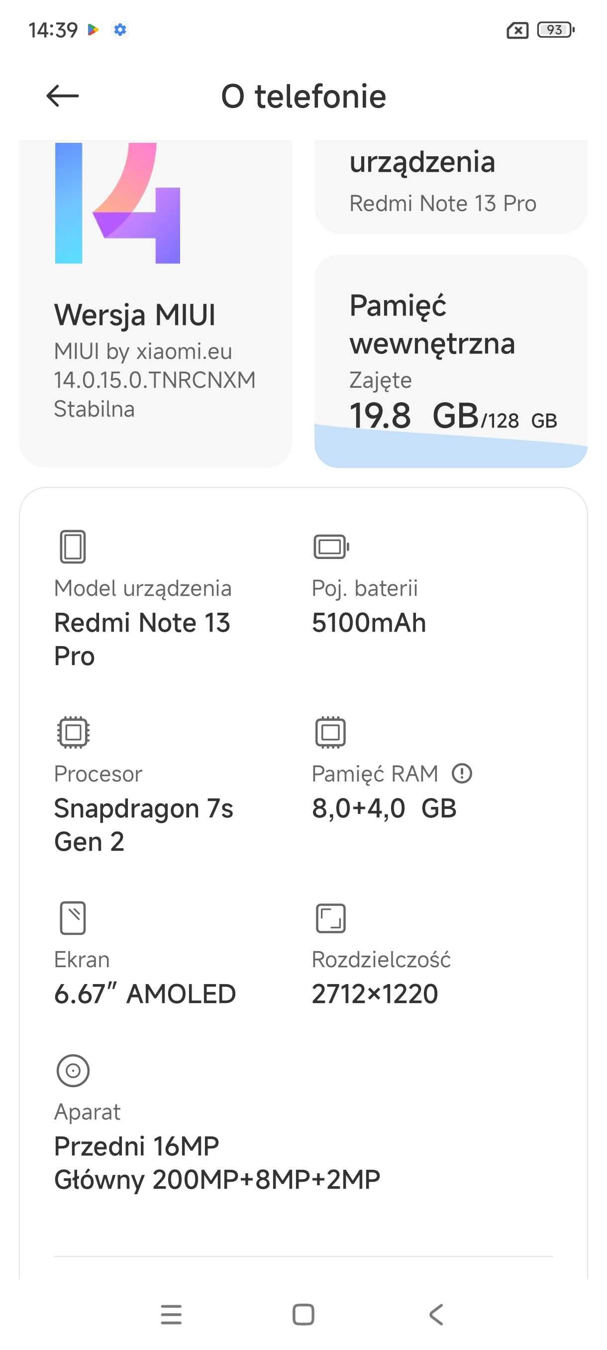 Xiaomi Redmi Note 13 PRO 5G, nagrywanie rozmów !!!