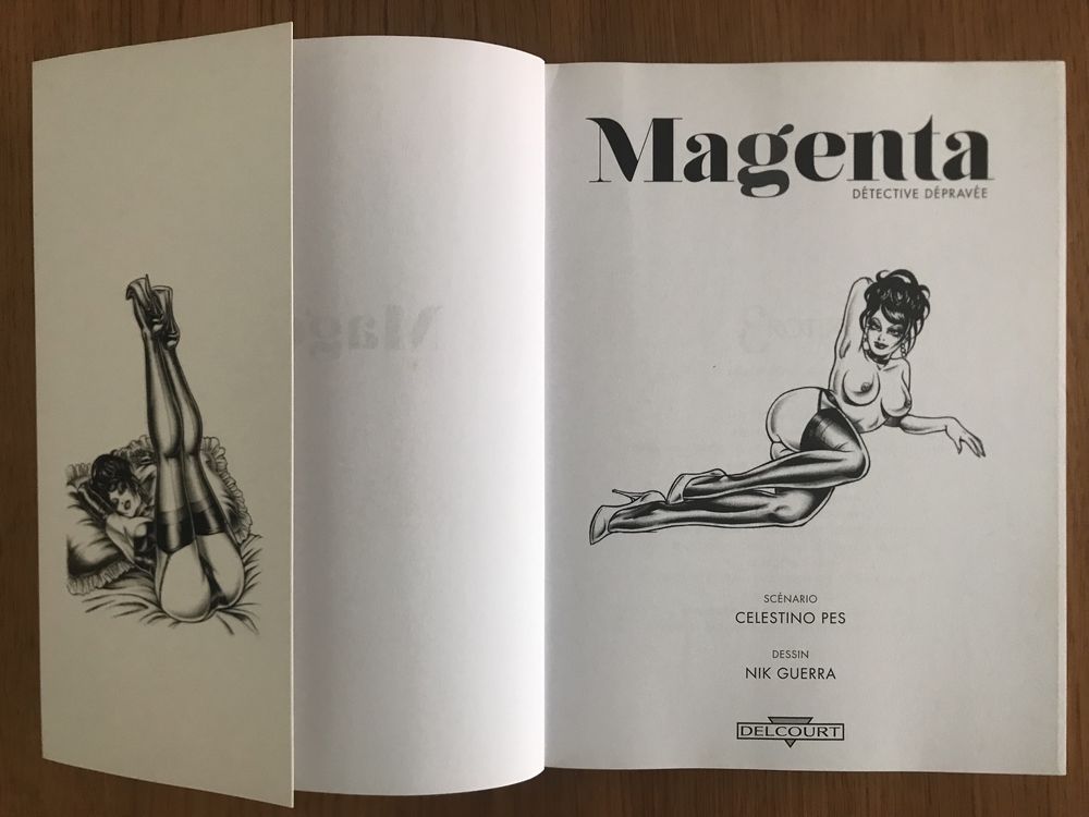 BD Erótica: Magenta - Détective Dépravée. Nik Guerra, Celestino Pes