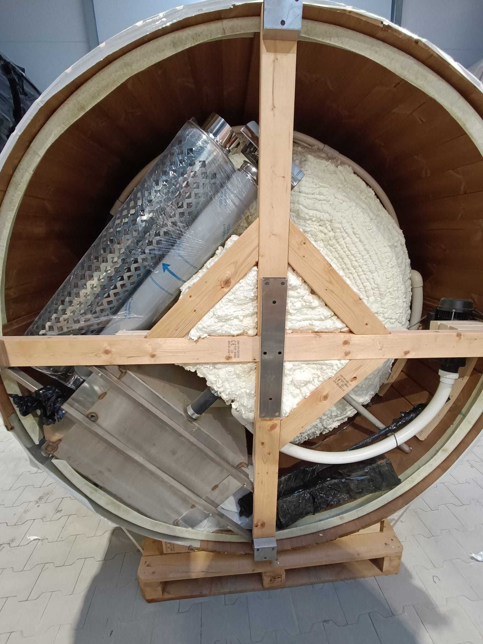 Balia Ogrodowa Domowe SPA Basen Jacuzzi Hot Tub Piec stal 316