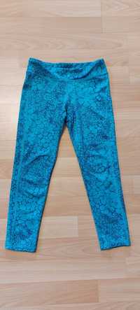 Dziewczęce niebieskie spodnie sportowe (typu legginsy)
