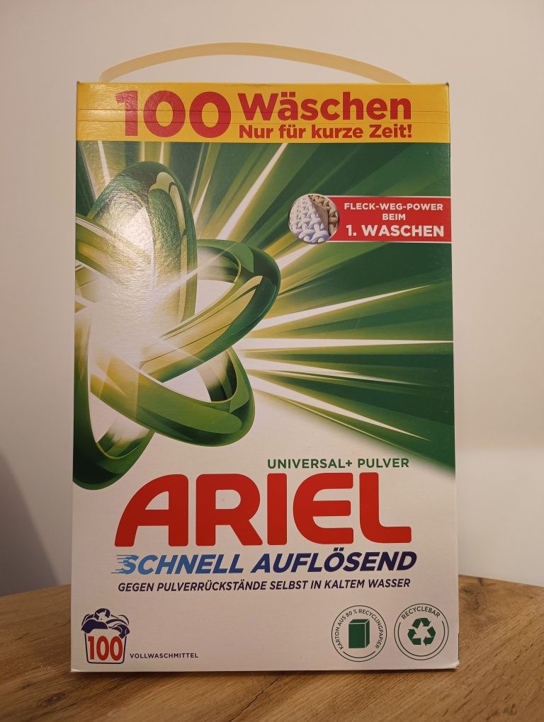 Chemia z Niemiec: proszki/żele/kapsułki do prania, płyny do płukania