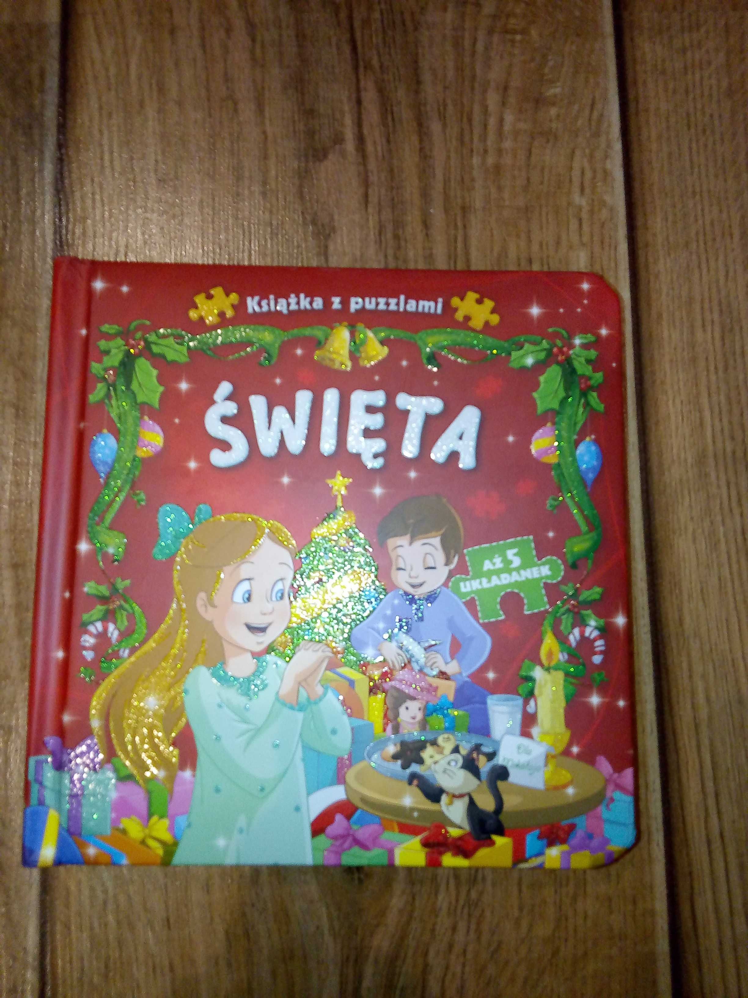 Książka z puzzlami Święta