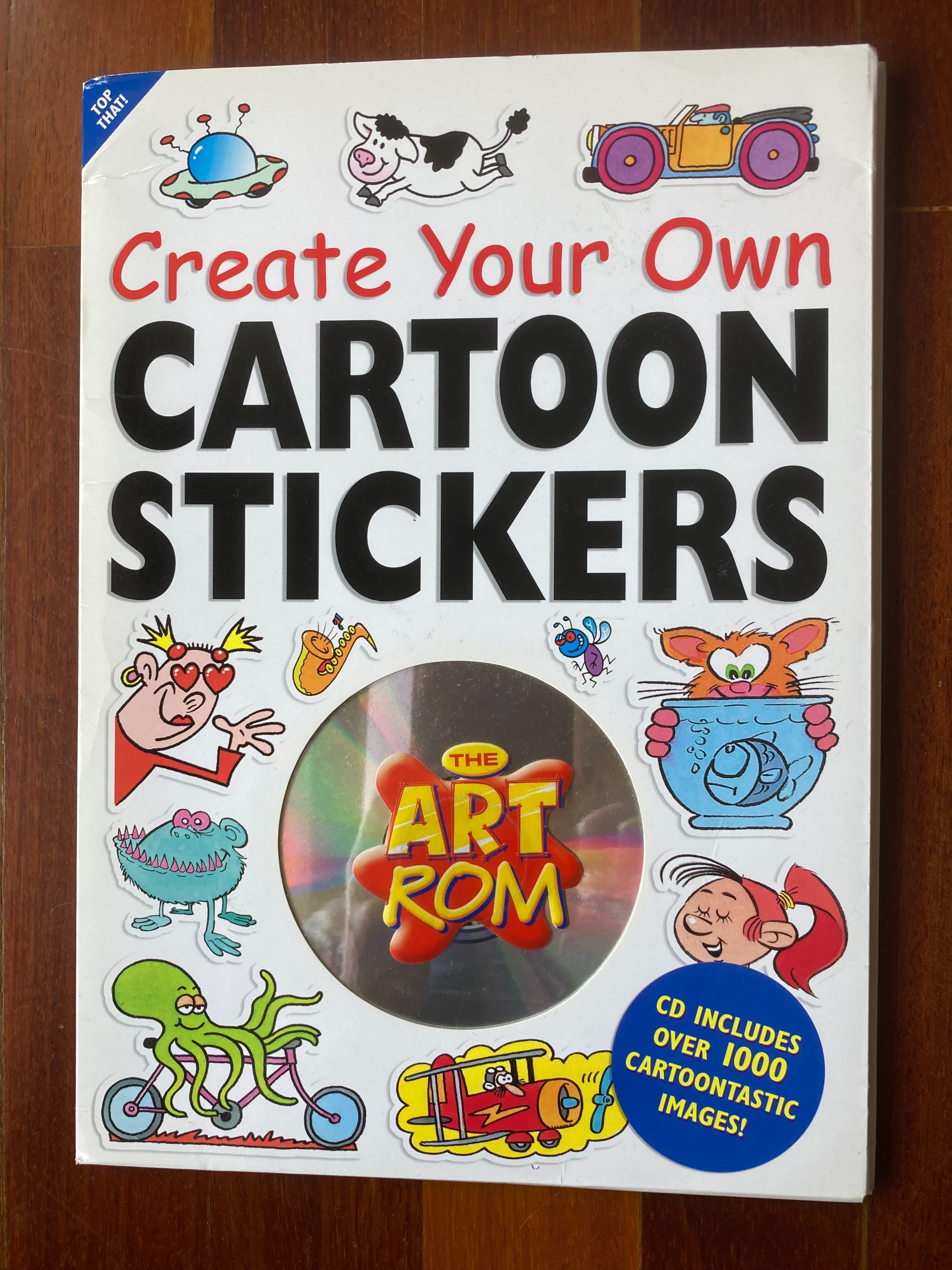 Livro Create Your Own Cartoon Stickers