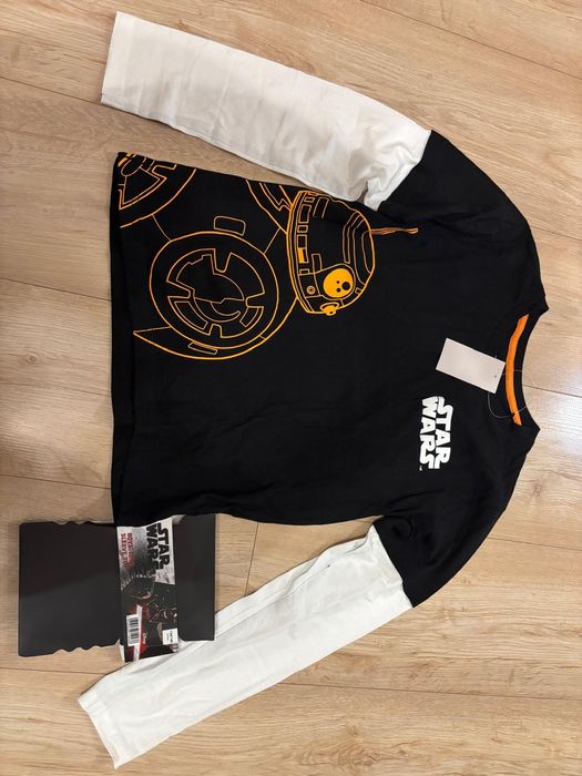 bluzka koszulka z długim rękawem 134/140 Star Wars nowa
