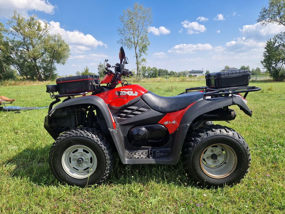 Kymco 500 MXU Warszawa+pług zarejestrowany L7E