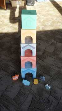 Wieża kartonowa dla dzieci
