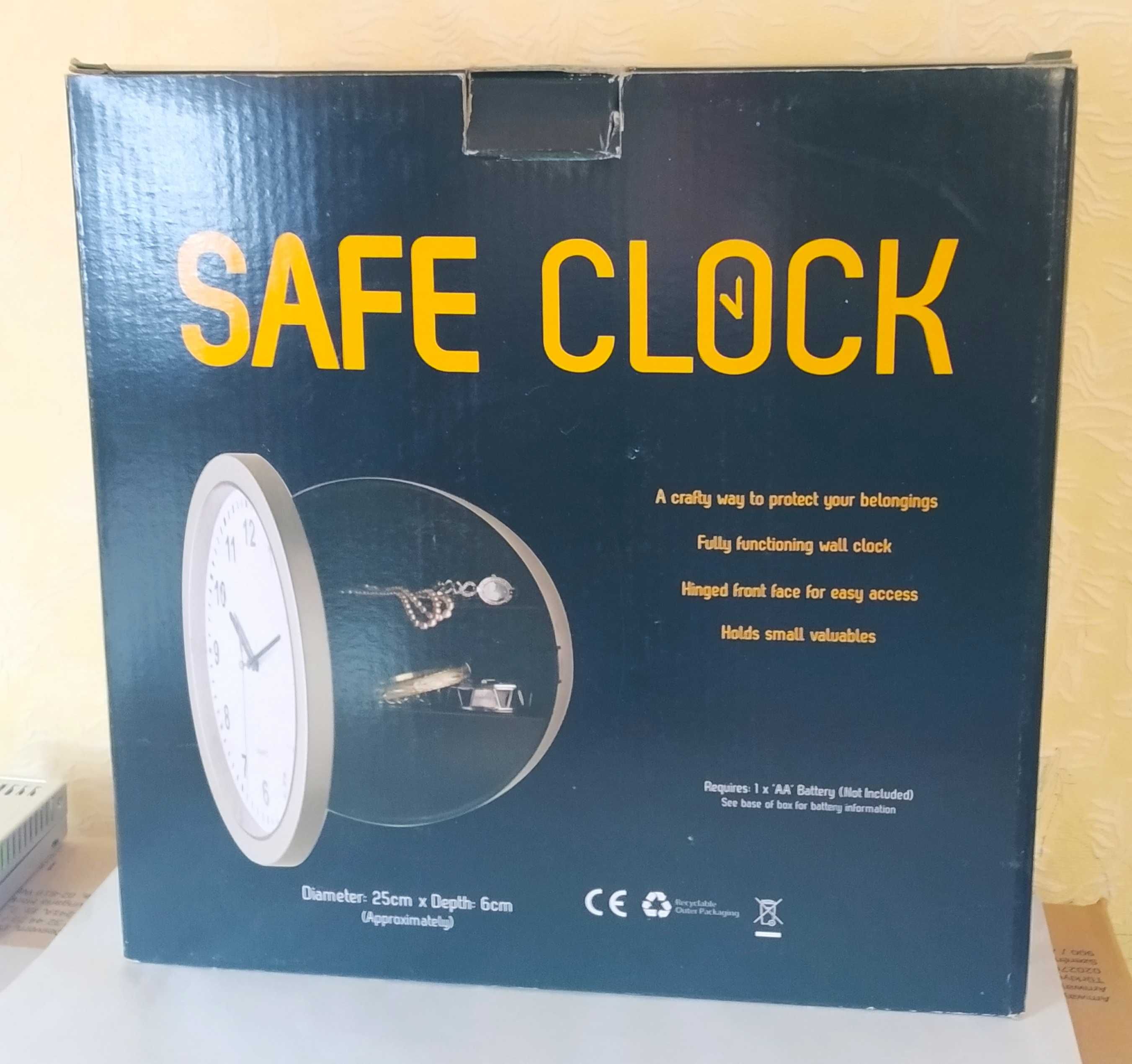 Часы настенные сейф оригинальный подарок
