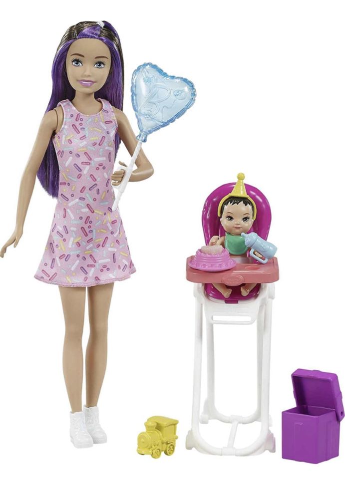 Игровой набор барби няня с малышом. Barbie Skipper Babysitters