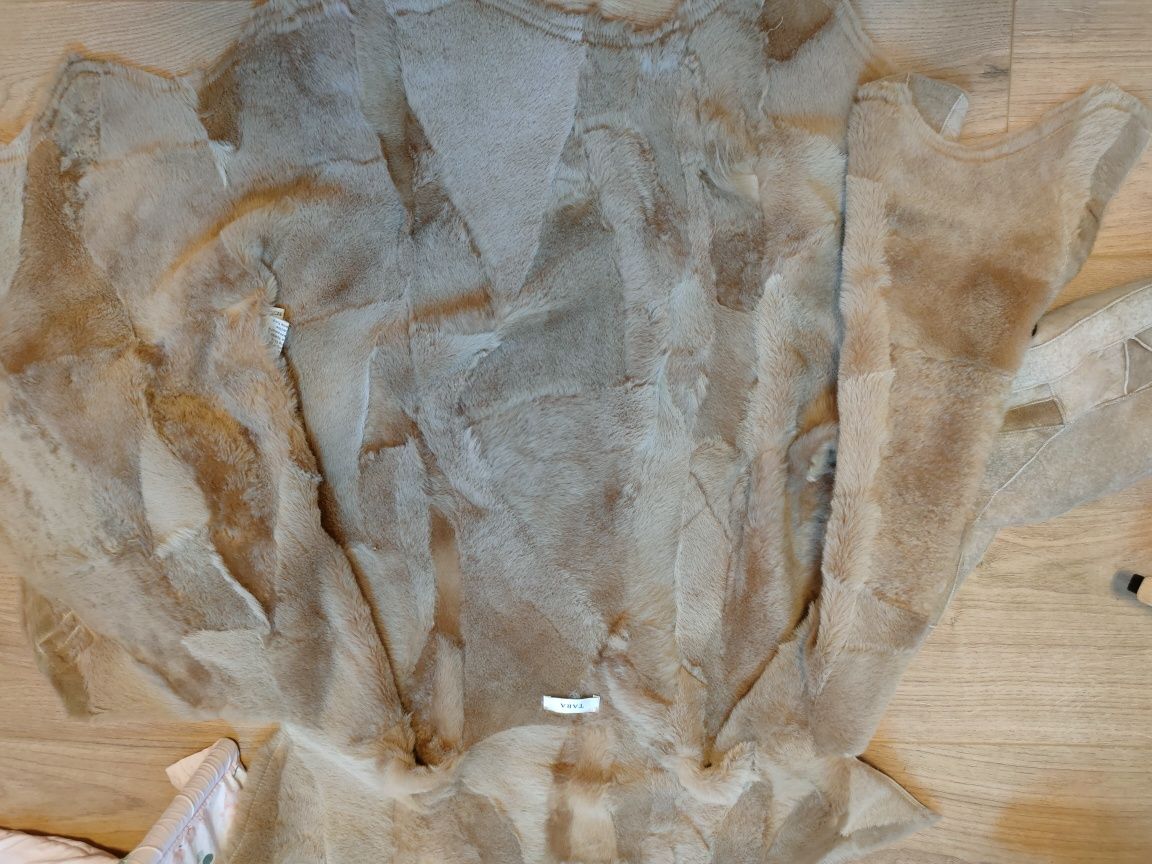 Замшевая брендовая дублёнка шубка укороченая натуральный мех TARA