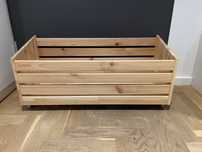 IVAR skrzynia pojemnik z kółkami IKEA sosna Poznań BDB stan