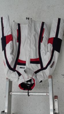 Kurtka narciarska Icepeak roz 38 biało czerwona Recco Ice Tech