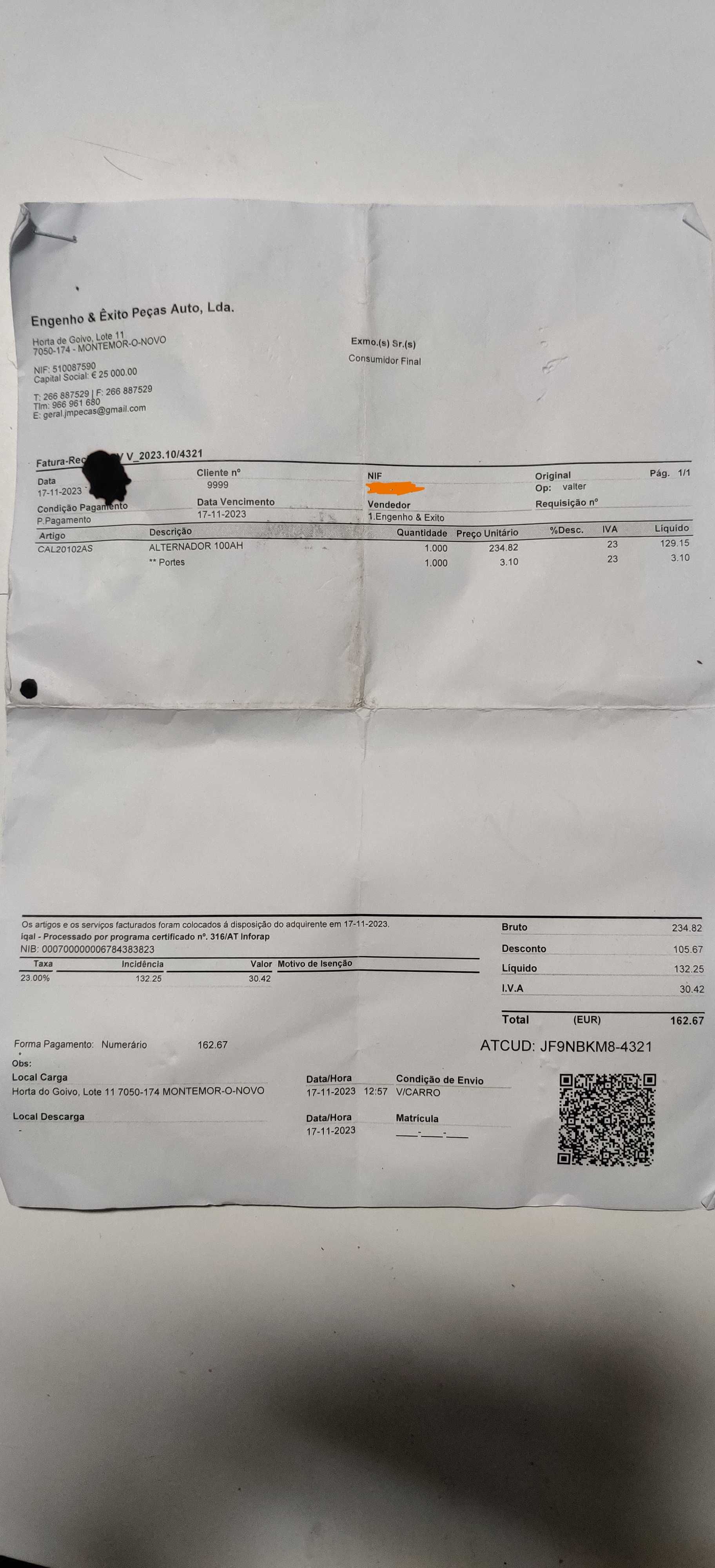 Alternador opel astra G 1.7