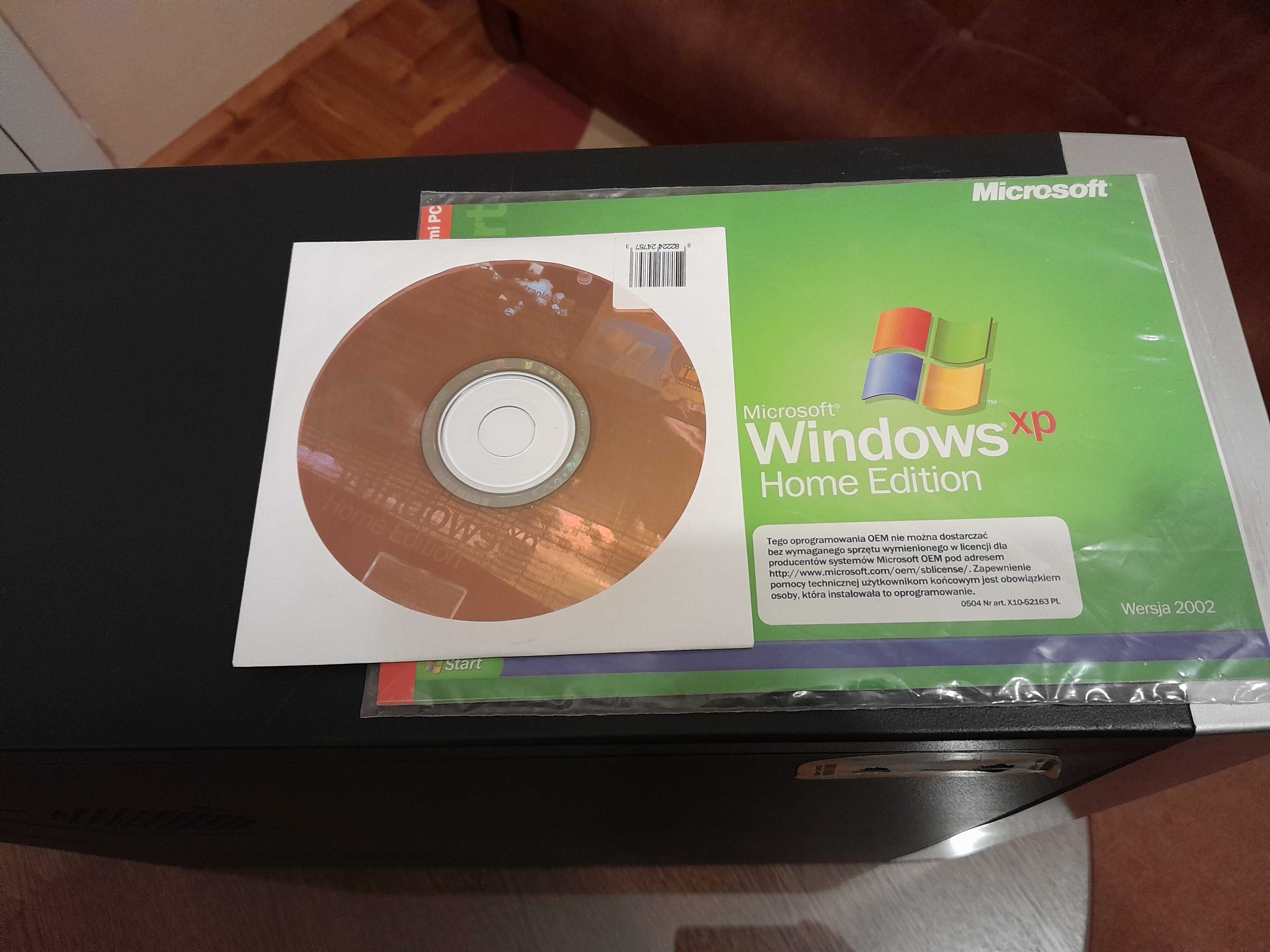 Komputer PC E7500 2GB RAM dysk 320 GB oryginalny Windows XP Home