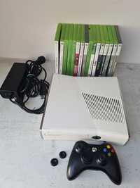 Xbox 360 Slim S + Dysk twardy Gry Zestaw Biały