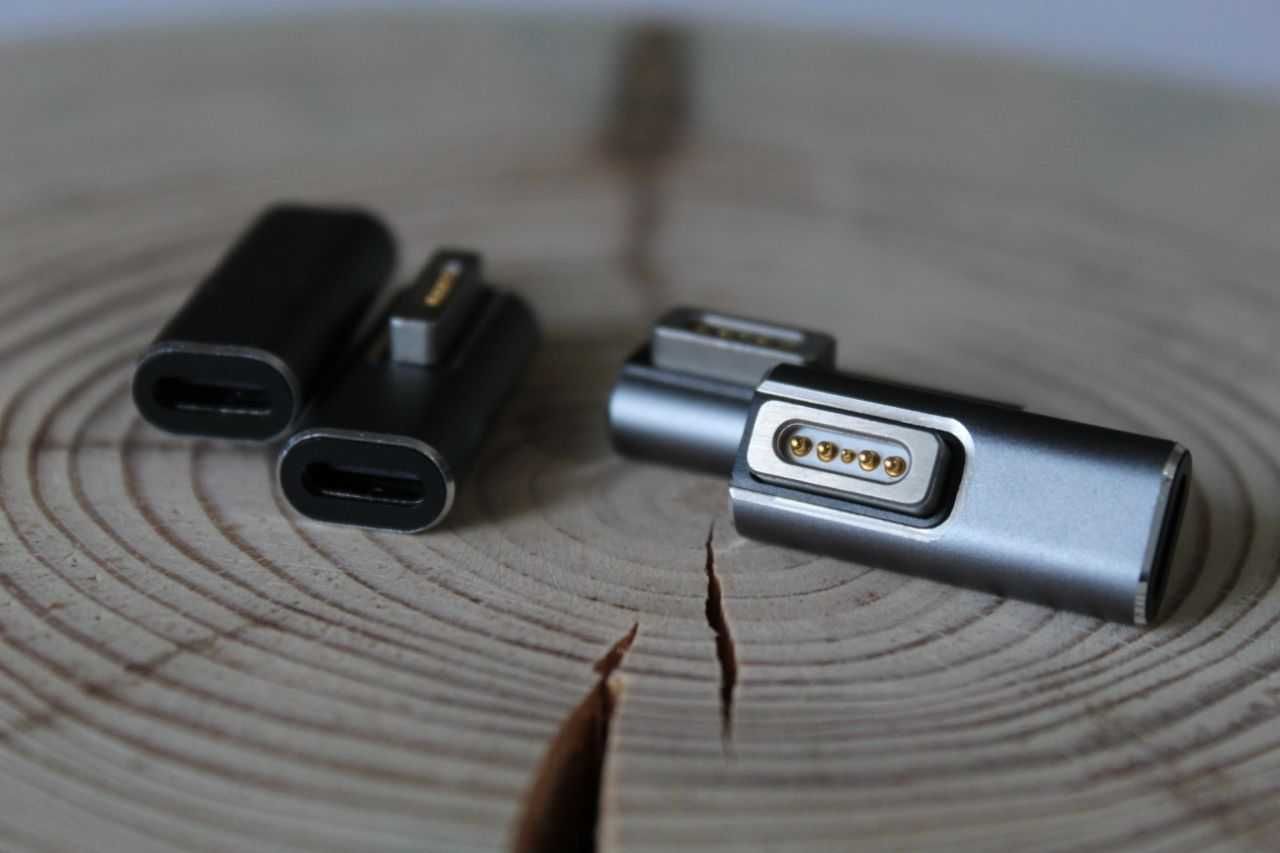 Перехідник Type-C на Magsafe 1 2 підключення зарядка MacBook Pro Air