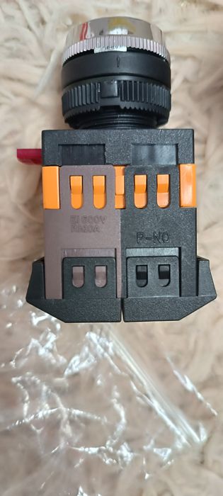 Кнопка керування SВ-7 "Пуск" зелена і оранжева 1з d22мм/240B