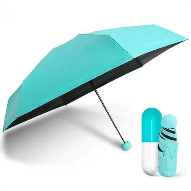 Міні парасолька. Компактна парасолька в капсулі-футляр