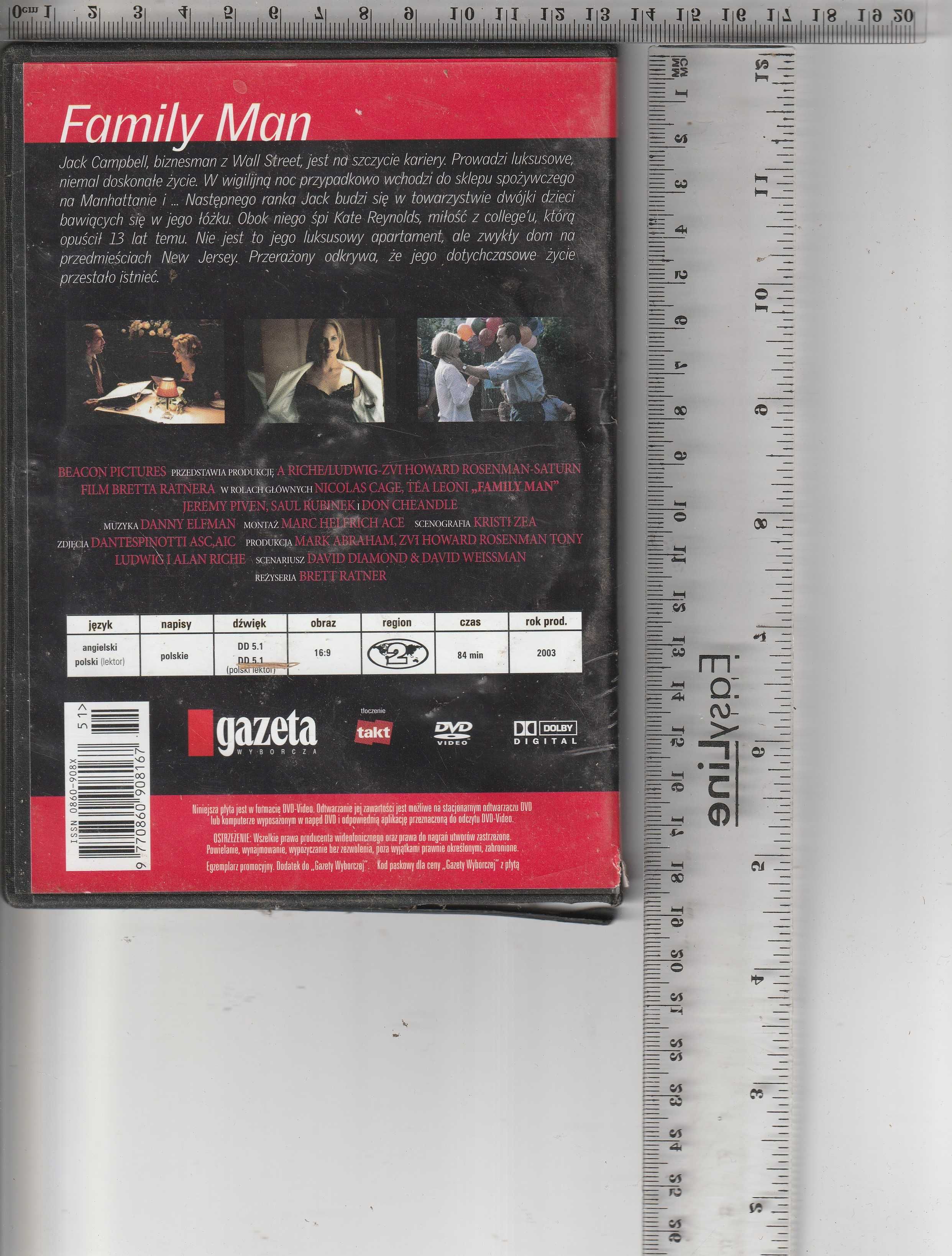 Family Man Nicolas Cage DVD