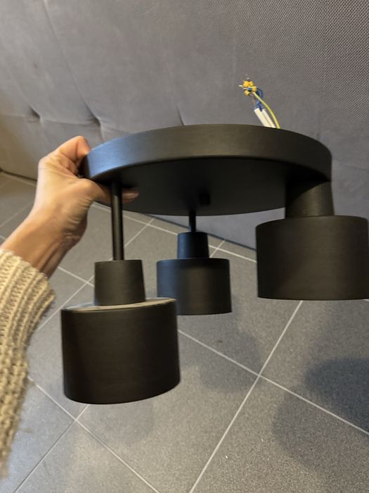 Lampa sufitowa czarna Siepraw oddam