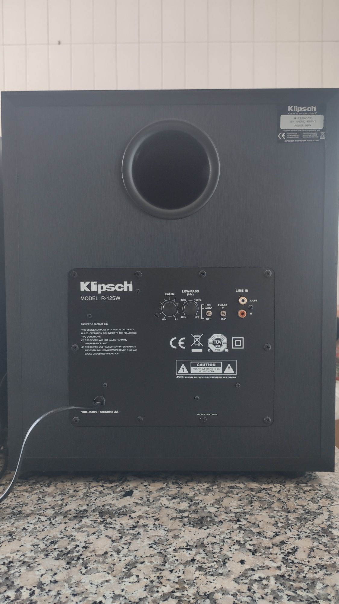Subwoofers Klipsch R12SW