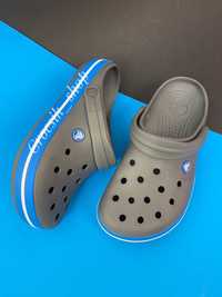 Чоловічі крокси сабо  crocs crocband charcoal/ocean