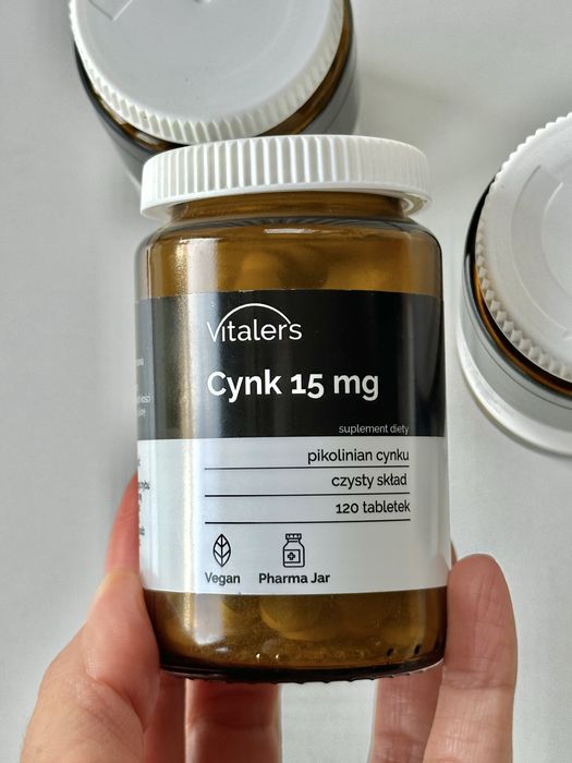 Цинк піколінат, Vitaler's Pikolinian cynku, 15 мг, 120 таблеток