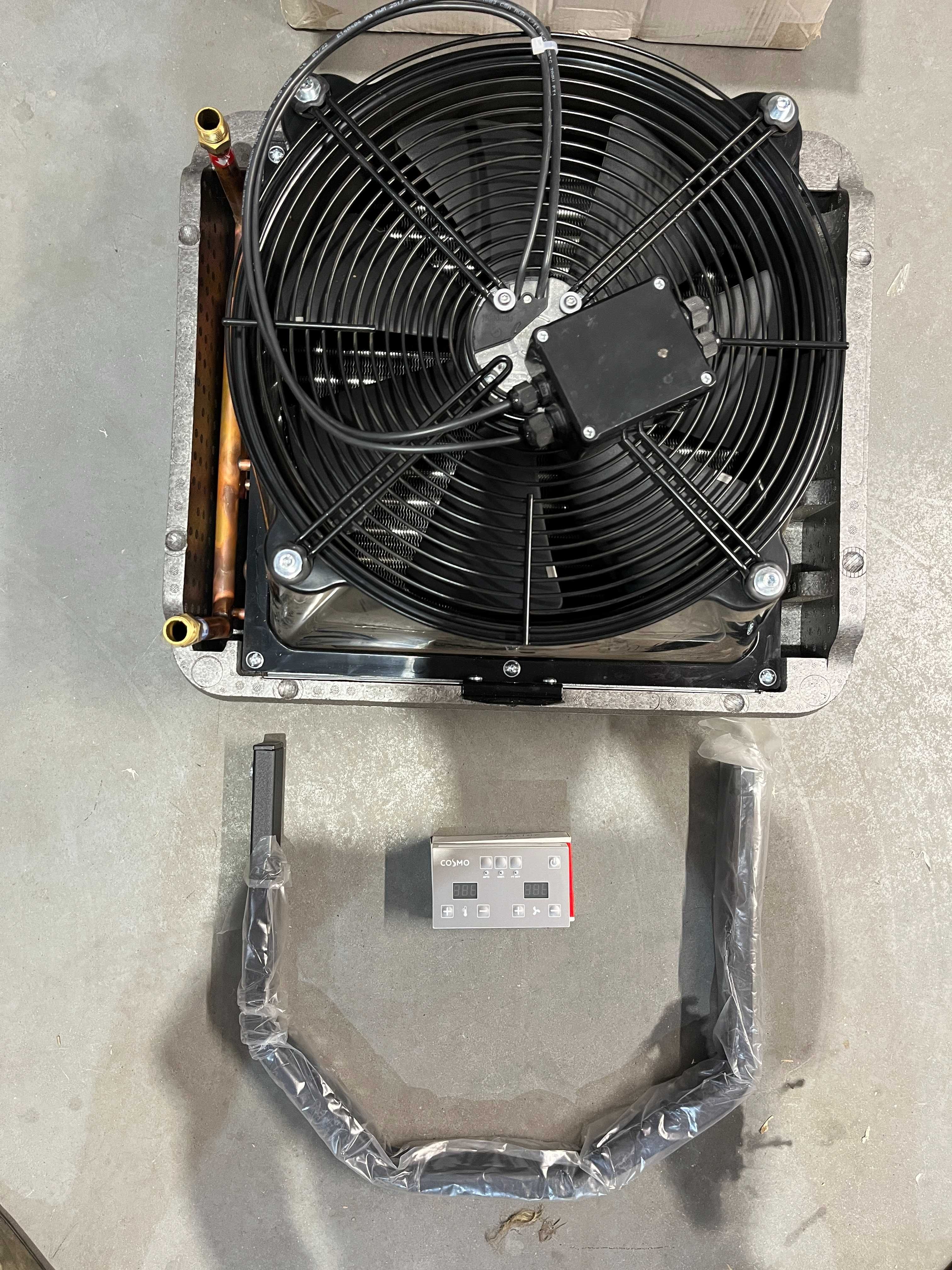 Nagrzewnica wodna Leo FB 25kw EC Zestaw z konsolą oraz sterownikiem
