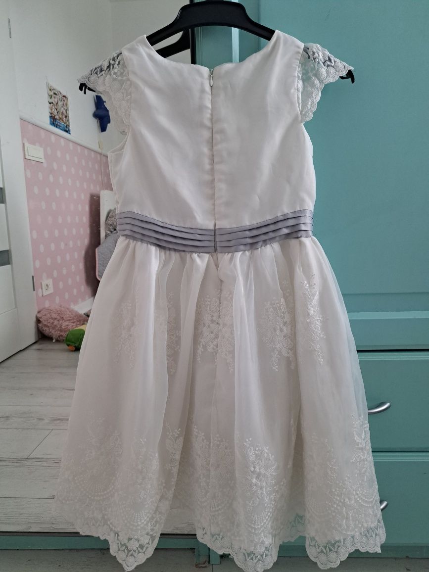 Sukienka biała Cool Club Smyk 134 cm