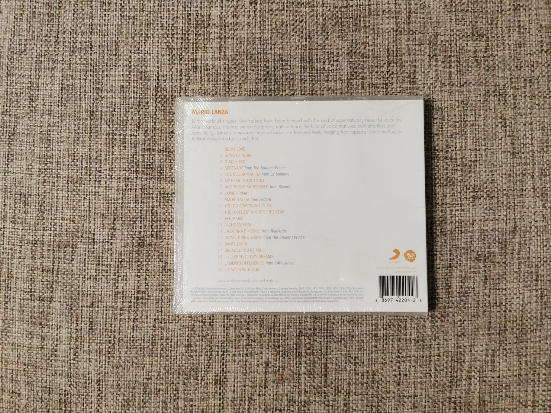 Muzyka CD Mario Lanza Greatest Hits NOWA!
