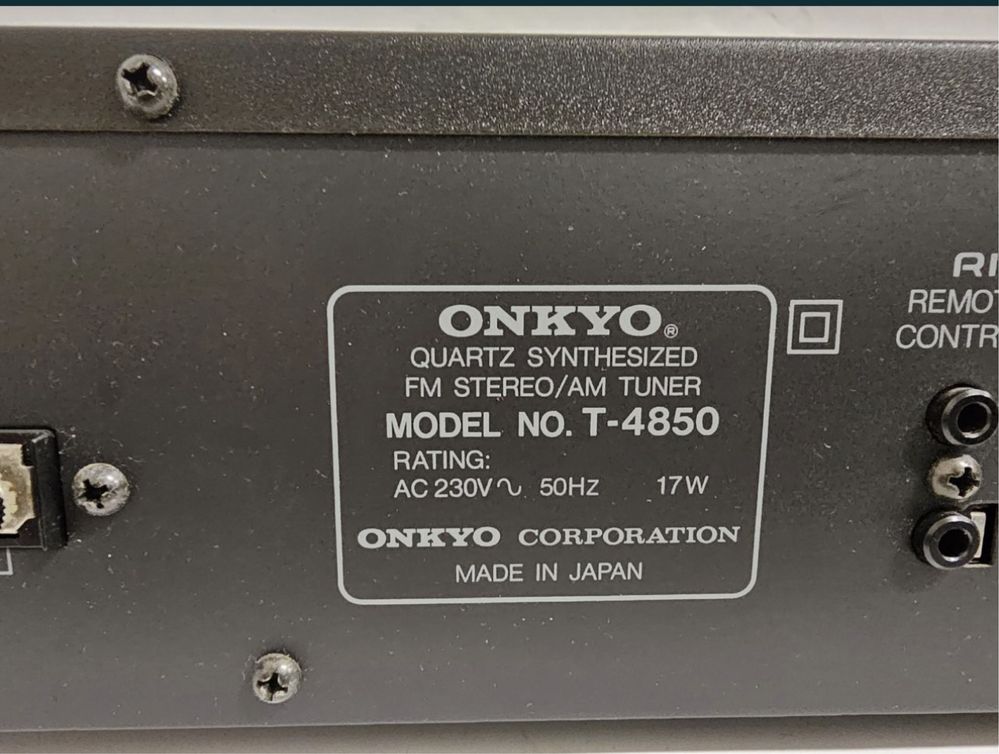Am/Fm Tuner Onkyo T-4850. Wykonane w Japonii