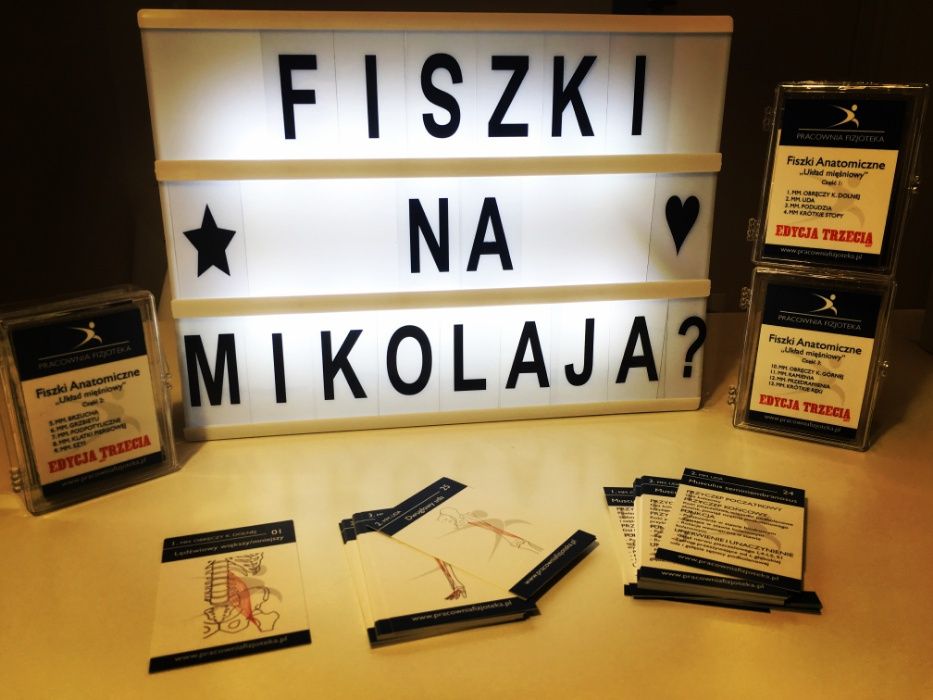 Fiszki anatomiczne na Wakacje?