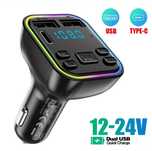 Transmiter samochodowy Bluetooth FM MP3 2xUSB