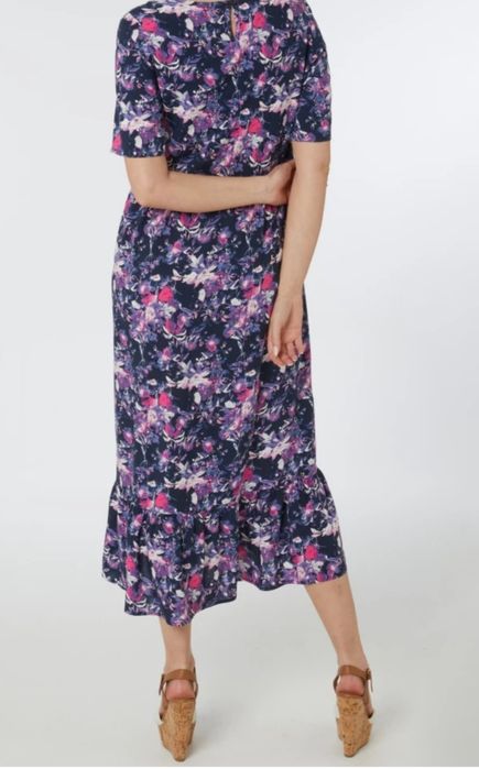 KIK sukienka MIDI MIDAXI w kwiaty stan idealny 38