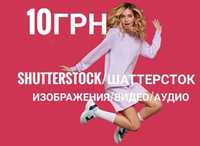 Shutterstock 10 грн скачаю зображення, відео, аудіо дешево