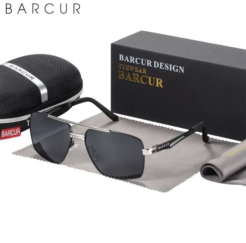 Поляризовані Сонцезахисні окуляри з футляром Barcur