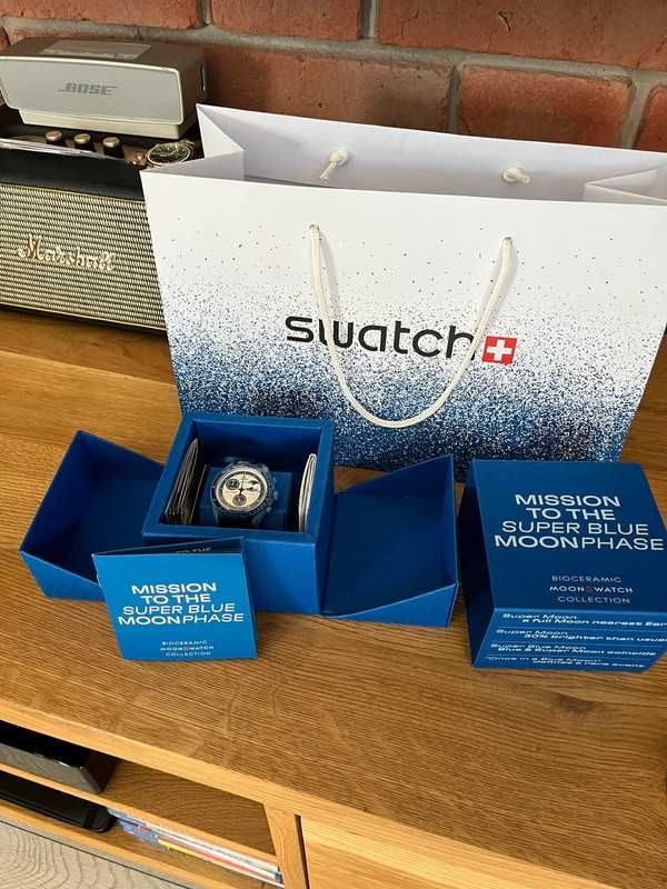 Swatch x Omega the Super Blue