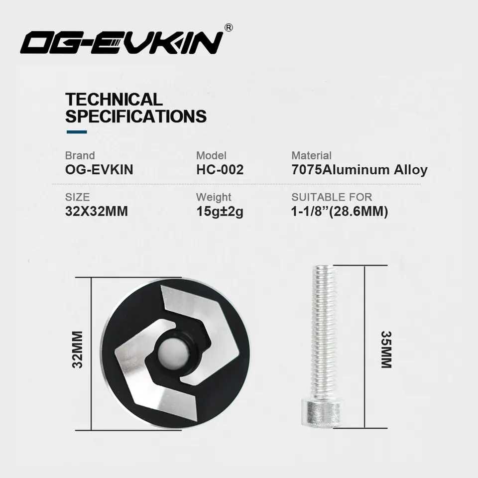 Крышка рулевой колонки на велосипед с болтом 1-1/8"