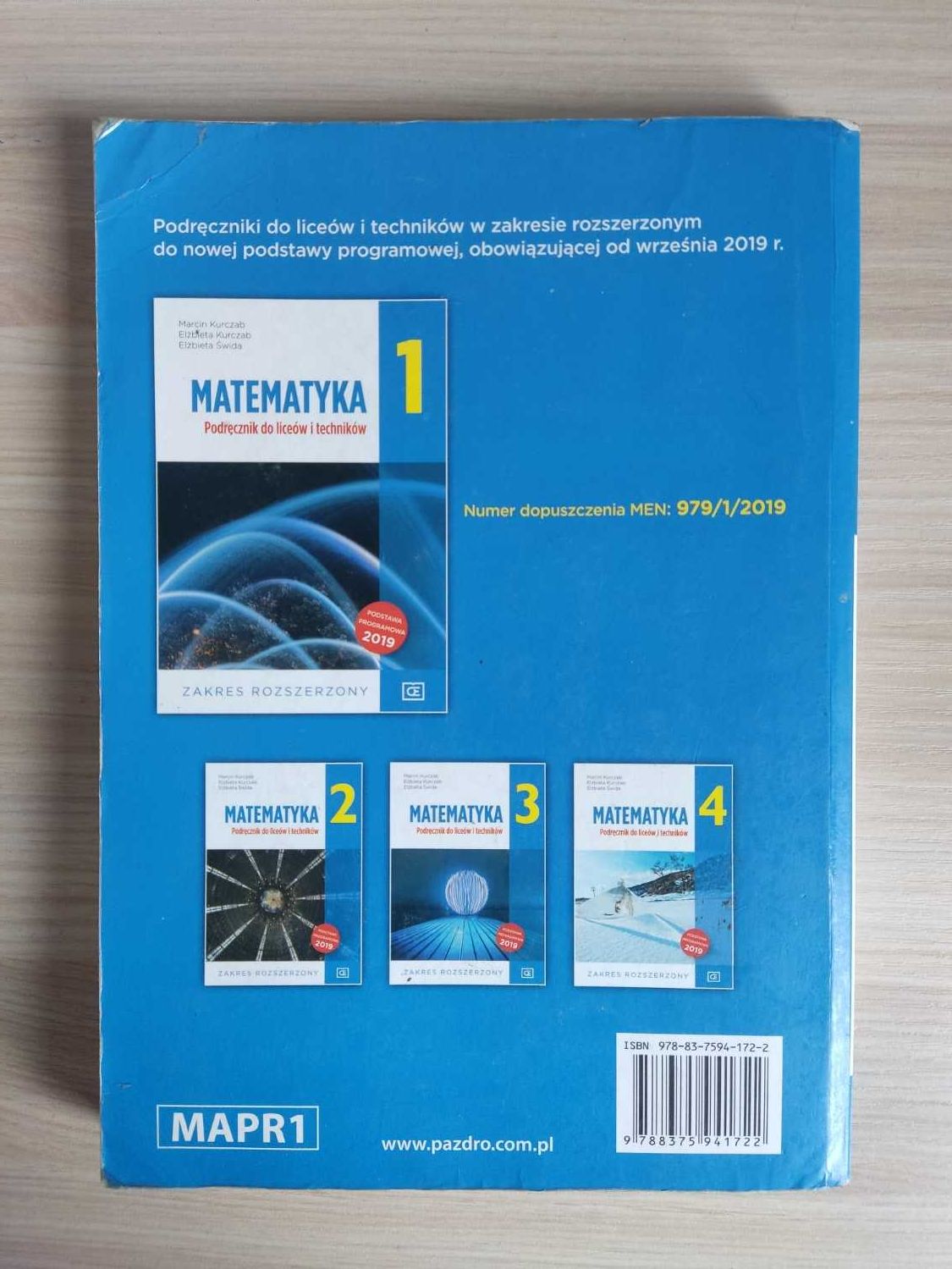 podręcznik Matematyka pazdro zakres rozszerzony