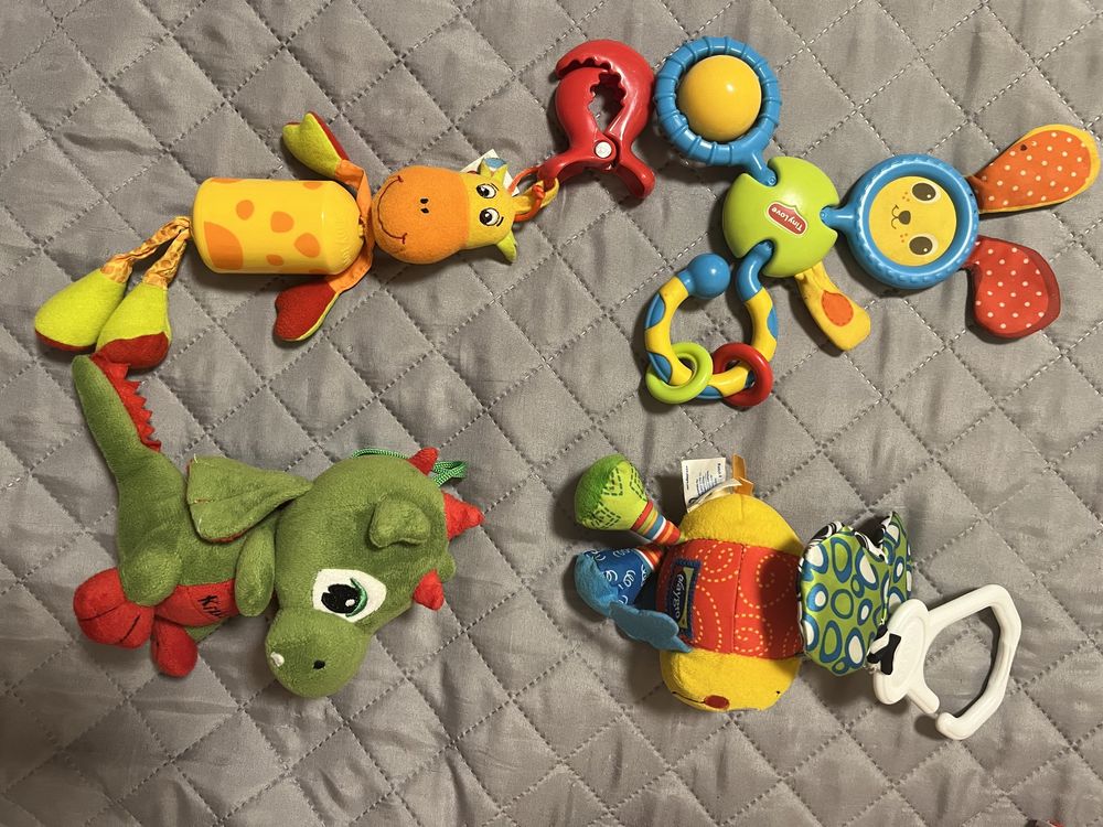 Детские игрушки на коляску, погремушки