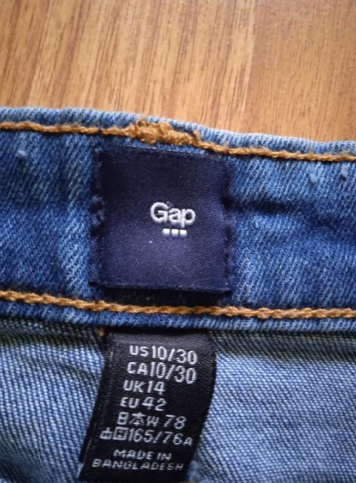 Женская джинсовая юбка на пуговицах Gap, M-L