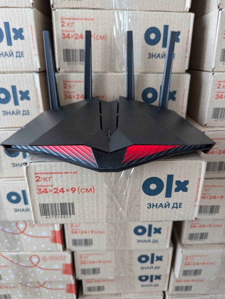 Маршутизатор роутер Asus RT-AX82U Gaming Wifi 6 Router PS5 RGB AiMesh