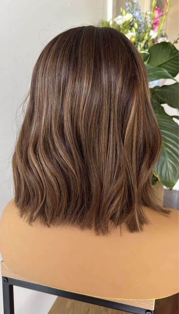 nowa naturalna peruka lace front 100% ludzki wlos na co dzien