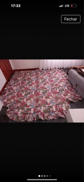 Edredão cor de rosa